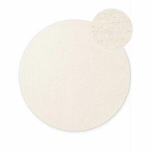 Kremowy wełniany okrągły dywan tkany ręcznie ø 160 cm Puristic Knots – Elle Decoration obraz