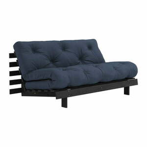 Ciemnoniebieska rozkładana sofa 160 cm Roots Black Night – Karup Design obraz
