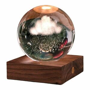 Ciemnobrązowa dekoracja świetlna na USB Amber – Gingko obraz