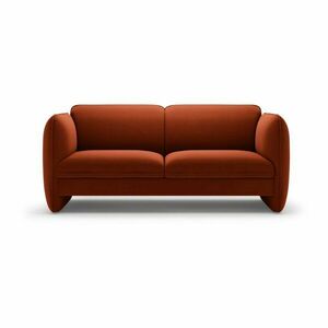 Ceglasta aksamitna sofa 168 cm Georgia – Micadoni obraz