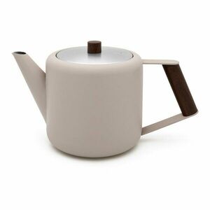 Beżowy dzbanek do herbaty ze stali nierdzewnej 1, 1 l Duet Boston – Bredemeijer obraz