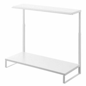 Biały metalowy stojak na monitor Tower – YAMAZAKI obraz