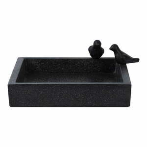 Czarne ceramiczne poidełko dla ptaków Esschert Design Eve obraz