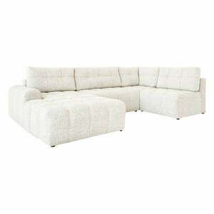 Kremowy rozkładany/ze schowkiem narożnik modułowy (lewostronny) Lulu – Miuform obraz