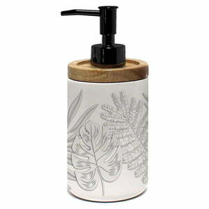 Biały ceramiczny dozownik do mydła 46 ml Amber – douceur d'intérieur obraz