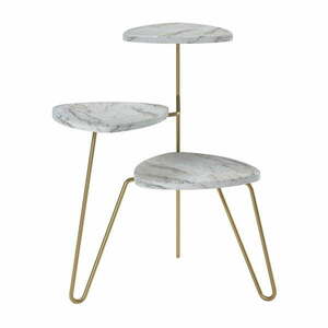 Stojan na rośliny w biało-żółtym kolorze Novogratz Athena obraz