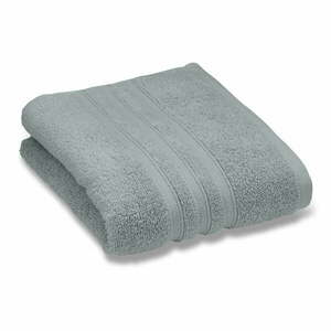 Szarozielony bawełniany ręcznik kąpielowy frotte 70x120 cm Zero Twist – Catherine Lansfield obraz
