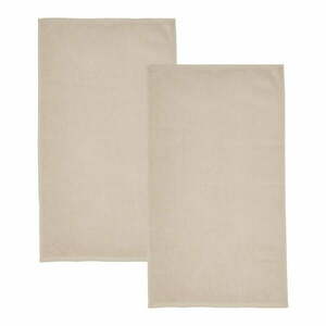 Beżowe bawełniane ręczniki kąpielowe szybkoschnące/frotte zestaw 2 szt. 90x140 cm Quick Dry – Catherine Lansfield obraz