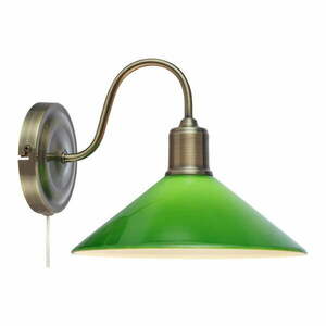 Kinkiet w kolorze mosiądzu i zieleni Vela – Markslöjd obraz