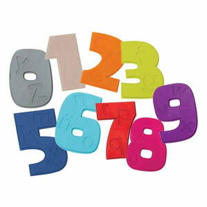 Dziecięce maty antypoślizgowe do wanny 10 szt. 11x12, 5 cm Chifres – MSV obraz