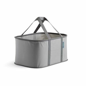 Szary tekstylny kosz na pranie składany 35 l Duo – Joseph Joseph obraz