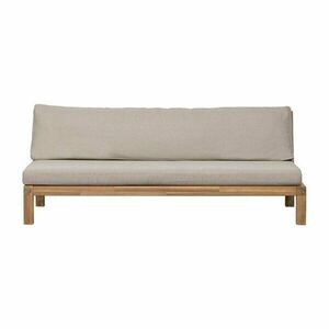 Szarobeżowa tapicerowana sofa ogrodowa Relax – vtwonen obraz