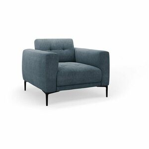 Ciemnoniebieski fotel Bemy – Micadoni obraz