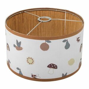 Biało-brązowy klosz do lampy dziecięcej z tekstylnym kloszem ø 34 cm Agnes – Bloomingville Mini obraz