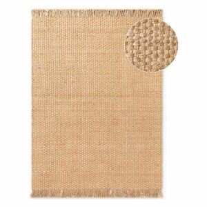 Dwustronny dywan z juty tkany ręcznie w naturalnym kolorze 160x230 cm Fjord – Hanse Home obraz