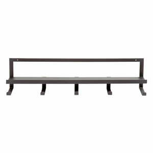 Półka ścienna z wieszakami metalowa obraz