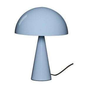 Niebieska lampa stołowa (wysokość 34 cm) Mush – Hübsch obraz