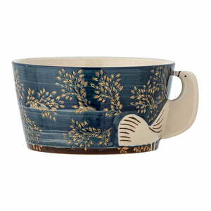 Niebieska kamionkowa miska 460 ml Hezha – Bloomingville obraz