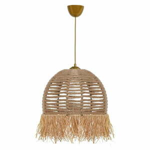 Jasnobrązowa lampa wisząca ø 30 cm – Opviq lights obraz