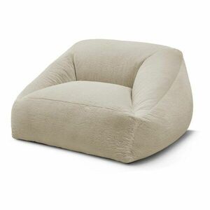 Beżowy worek do siedzenia z imitacji futra Lilibet – Bobochic Paris obraz