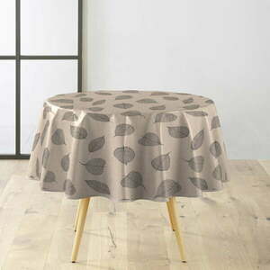 Obrus zmywalny ø 160 cm Feuillys – douceur d'intérieur obraz