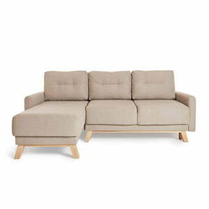 Beżowy rozkładany narożnik Bonami Selection Pop obraz