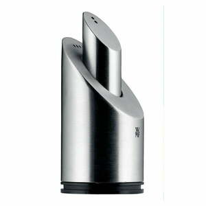 Zestaw nierdzewnej solniczki i pieprzniczki WMF Cromargan® Basic obraz