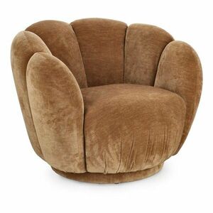 Brązowy fotel Tulip – Bizzotto obraz