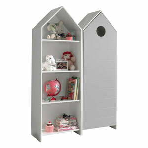 Biało-jasnoszara szafa dziecięca otwarta 115x171, 5 cm CASAMI – Vipack obraz