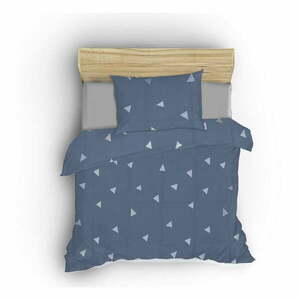 Niebieska pościel dwuosobowa 200x200 cm Üçgen – Mijolnir obraz