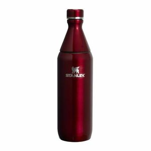 Bordowa butelka termiczna ze stali nierdzewnej 600 ml All Day Slim Bottle Garnet Shine – Stanley obraz
