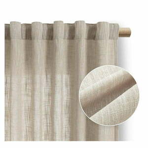 Beżowa zasłona 140x250 cm Valeta – Restilo obraz