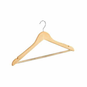 Komplet 8 drewnianych wieszaków na ubrania Wenko Shaped Hanger Eco obraz