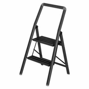 Czarna drabinka Wenko Compact, wys. 91, 5 cm obraz