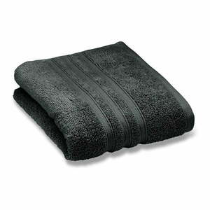 Ciemnoszary bawełniany ręcznik frotte 50x85 cm Zero Twist – Catherine Lansfield obraz