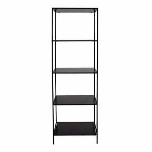Czarny regał House Nordic Vita Shelf, 51x170 cm obraz
