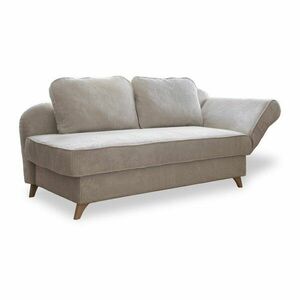 Beżowy sztruksowy szezlong (prawostronny) Chic Charlotte – Miuform obraz