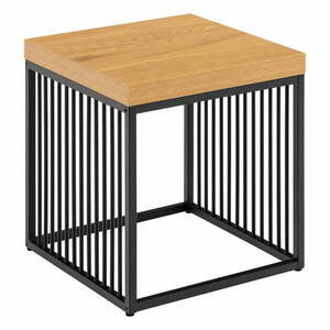 Stolik z blatem w dekorze dębu 40x40 cm Strington – Actona obraz