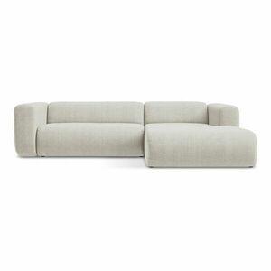 Beżowy narożnik (prawostronny/z szezlongiem) Ekahi – Makamii obraz