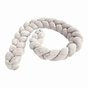 Kremowy ochraniacz do łóżeczka sztruksowy 300 cm – Meowbaby obraz