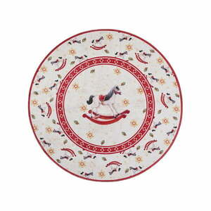 Czerwony okrągły dywan ze świątecznym motywem ø 160 cm Toy's Delight Rocking Horse – Villeroy&Boch obraz