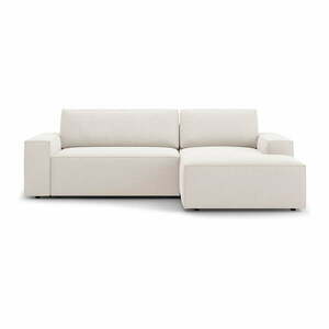 Beżowy rozkładany narożnik (prawostronny) Jodie – Micadoni Home obraz