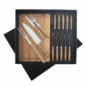 Sztućce ze stali nierdzewnej w srebrno-naturalnym kolorze 15 szt. – Orion obraz