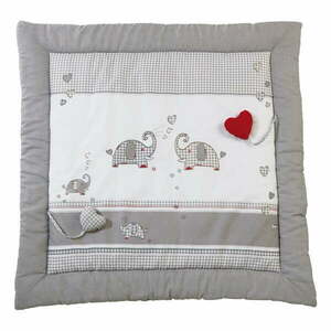 Biało-szara mata do zabawy dla dzieci 100x100 cm Jumbo twins – Roba obraz