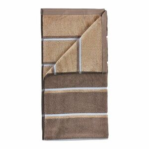 Brązowy/beżowy bawełniany ręcznik 50x100 cm Sauna – Zone obraz