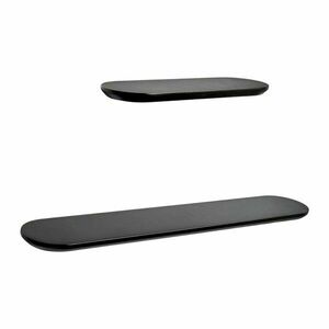 Czarne półki zestaw 2 szt. 55 cm Arely – Kave Home obraz
