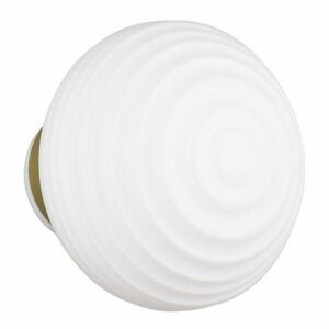 Biały szklany kinkiet LED na USB ø 15, 5 cm Earl – Reality obraz