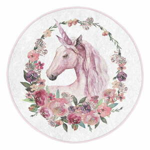 Różowy dywan dziecięcy ø 100 cm Comfort – Mila Home obraz