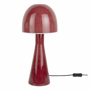 Czerwona lampa stołowa ze szklanym kloszem (wysokość 45 cm) Bombin – Leitmotiv obraz