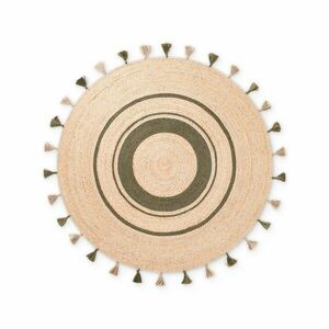 Okrągły ręcznie tkany dwustronny dywan z juty w naturalnym kolorze ø 150 cm Basil – Hanse Home obraz